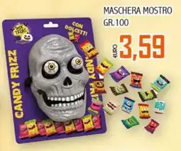 Big Food Candy Frizz maschera mostro offerta