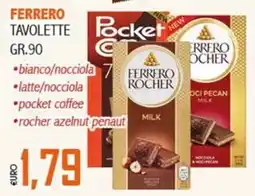 Big Food Ferrero Tavolette offerta
