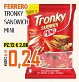 Big Food Ferrero Tronky Sandwich Mini offerta