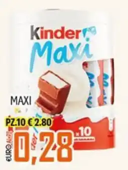 Big Food Kinder Maxi offerta