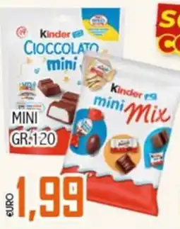 Big Food Kinder Cioccolato mini offerta