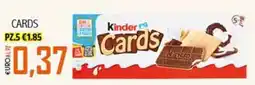 Big Food Kinder Cards offerta