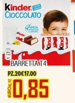 Big Food Kinder Cioccolato offerta