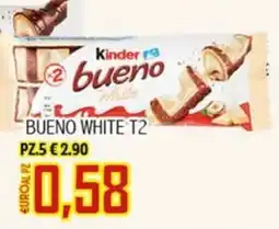 Big Food Kinder bueno white offerta
