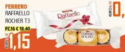 Big Food Ferrero Raffaello Rocher T3 offerta