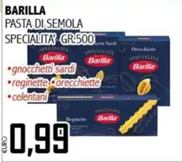 Big Food Barilla pasta di semola specialità offerta