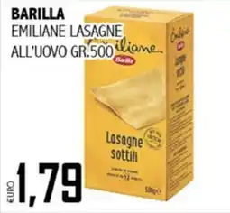 Big Food Barilla Emiliane Lasagne all'uovo offerta