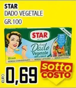 Big Food Star dado vegetale offerta