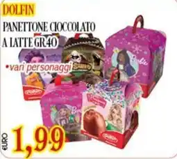 Big Food Panettone cioccolato Dolfin offerta