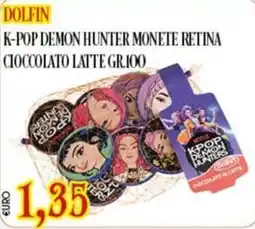Big Food Dolfin K-Pop Demon Hunter Monete Retina Cioccolato Latte offerta