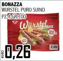 Big Food Bonazza wurstel puro suino offerta