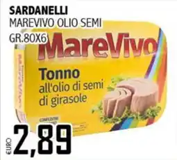 Big Food MareVivo Tonno all'olio di semi di girasole offerta