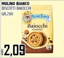 Big Food Mulino Bianco Biscotti Baiocchi offerta