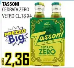 Big Food Tassoni Cedrata Zero offerta