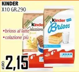 Big Food Kinder Brioss offerta
