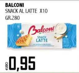 Big Food Balconi snack al latte offerta