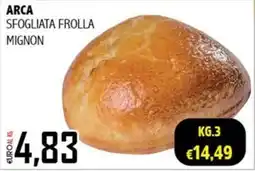 Big Food Arca sfogliata frolla mignon offerta