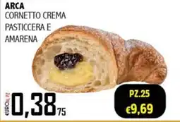 Big Food Arca cornetto crema pasticcera e amarena offerta