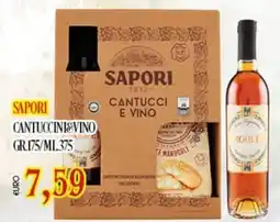 Big Food Sapori cantucci e vino offerta