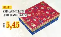 Big Food Feletti scatola cioccolatinì giochi di natale offerta