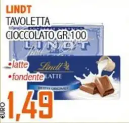 Big Food Lindt Tavoletta Cioccolato offerta