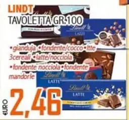 Big Food Lindt Tavoletta offerta