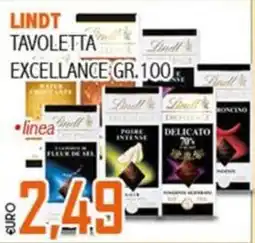 Big Food Lindt Tavoletta Excellence offerta