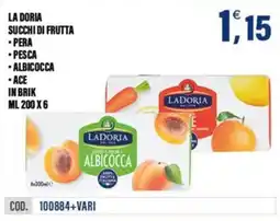 Adhoc La Doria succhi di frutta offerta