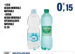 Adhoc Lilia acqua minerale naturale offerta