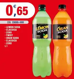 Adhoc Lemon-soda/ Oran-soda offerta