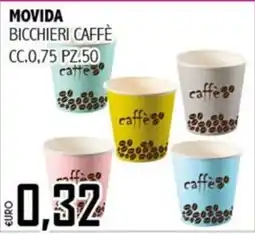 Big Food Movida bicchieri caffè offerta