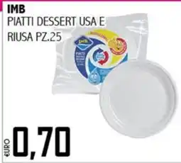 Big Food Imb piatti dessert usa e riusa offerta