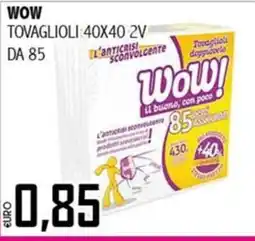 Big Food Tovaglioli Wow! offerta