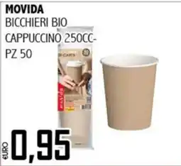 Big Food Bicchieri bio cappuccino offerta