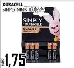 Big Food Duracell Simply Ministilo Pz.5 offerta