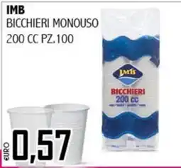 Big Food Bicchieri monouso Imb offerta