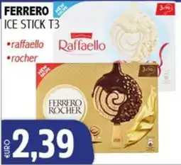 Big Food Ferrero ice stick t3 raffaello rocher offerta