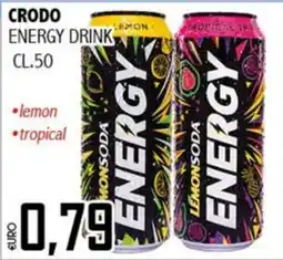 Big Food CRODO ENERGY DRINK offerta