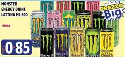 Big Food Monster Energy Drink offerta