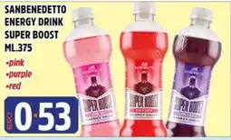 Big Food San Benedetto energy drink super boost offerta