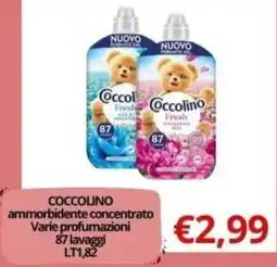 Supermercati Pasquale Prisco Coccolino ammorbidente concentrato offerta