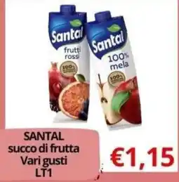 Supermercati Pasquale Prisco Santal succo di frutta offerta