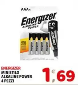 Mio Market Energizer ministilo alkaline power offerta