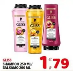 Mio Market Gliss shampoo e balsamo offerta