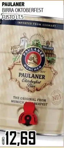 Big Food Paulaner birra oktoberfest offerta