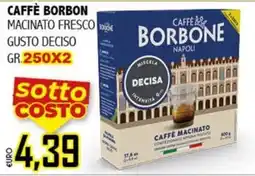 Big Food Caffè Borbone macinato fresco offerta