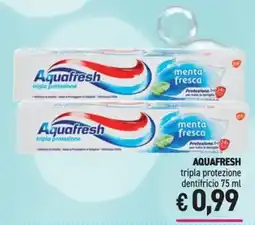 Determarket Aquafresh dentifricio offerta