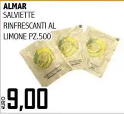 Big Food Almar salviette rinfrescanti al limone offerta