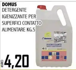Big Food Domus detergente igienizzante per superfici contatto alimentare offerta