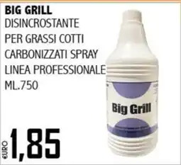 Big Food Disincrostante per grassi cotti carbonizzati spray Big Grill offerta